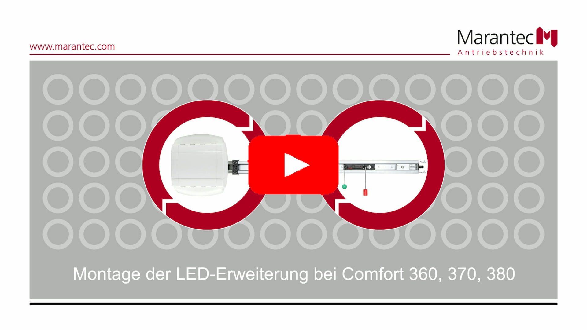 Marantec Light 201 Système d'éclairage LED sans fil pour le garage